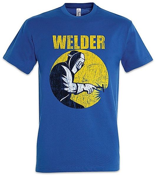 Urban Backwoods Print-Shirt Urban Backwoods Welder V Herren T-Shirt Royalbl günstig online kaufen