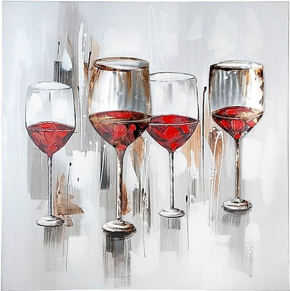 GILDE Wandbild »Hathi«, Wein, (1 St.), handbemalt günstig online kaufen