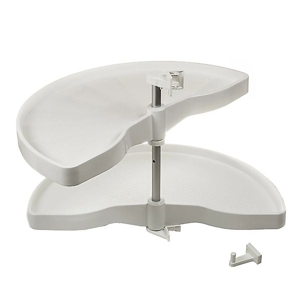 SOTECH Halbkreis Eckschrankbeschlag Weiß Drehbodensystem für Eckschränke mi günstig online kaufen