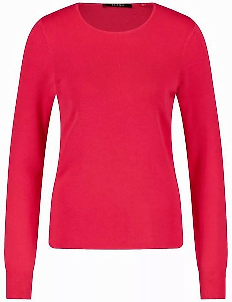 Taifun Strickpullover - Basic Langarmshirt gerippt - Longsleeve Feinripp - günstig online kaufen