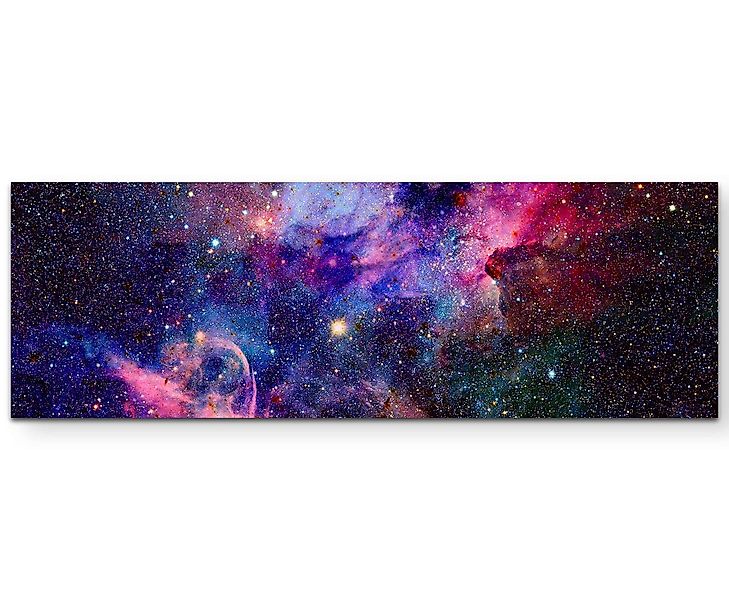 Sinus Art Leinwandbild Nebel und Galaxien im Weltraum - Leinwandbild günstig online kaufen