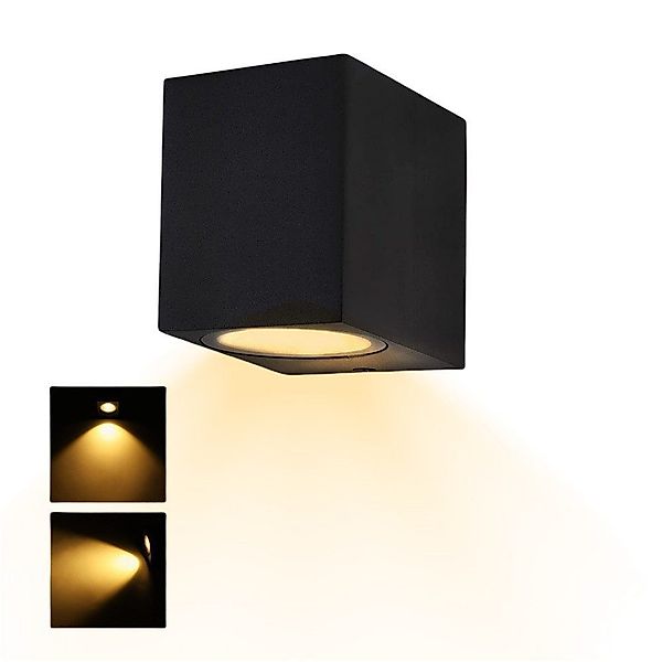 LETGOSPT LED Wandleuchte Wandlampe Aussen Flurlampe günstig online kaufen