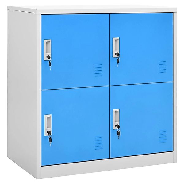 vidaXL Fächerschrank Schließfachschränke 5 Stk. Hellgrau günstig online kaufen