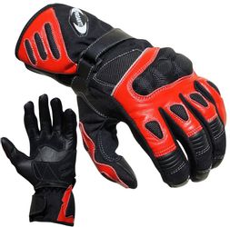 PROANTI Motorradhandschuhe aus Leder/Cordura günstig online kaufen