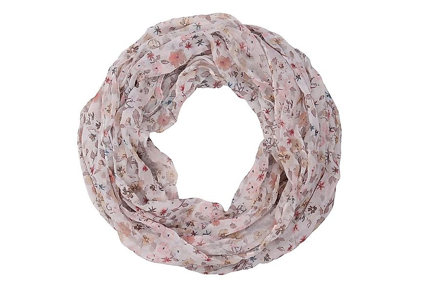 MIRROSI Loop Damen Schal mit Blümchen Muster, Weich, Schlauchschal, (ca.45x günstig online kaufen