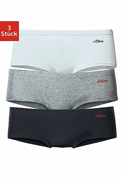 s.Oliver Hipster, (3er-Pack), aus elastischer Baumwoll-Qualität günstig online kaufen