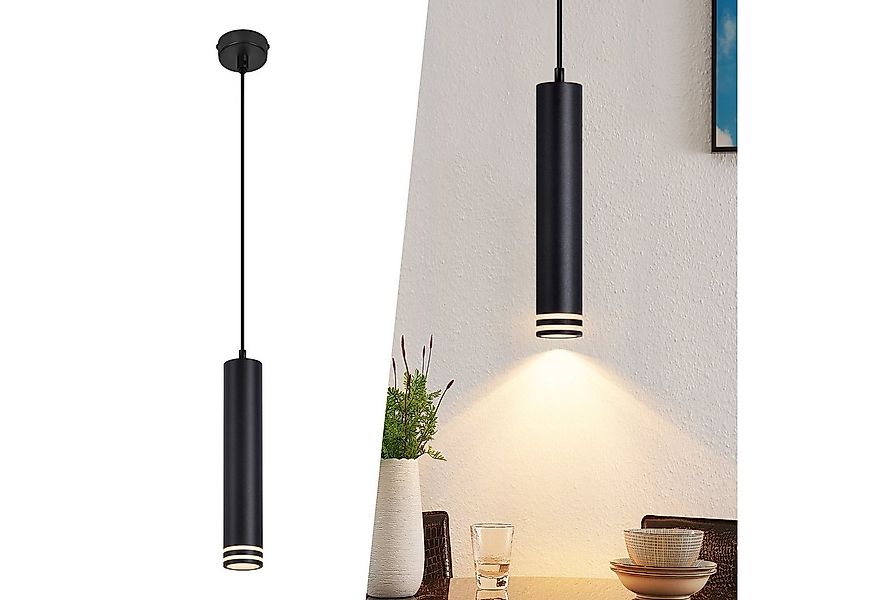 Nettlife Pendelleuchte Moderne Hängelampe Schwarz/Weiß 1-flammig GU10 Alumi günstig online kaufen