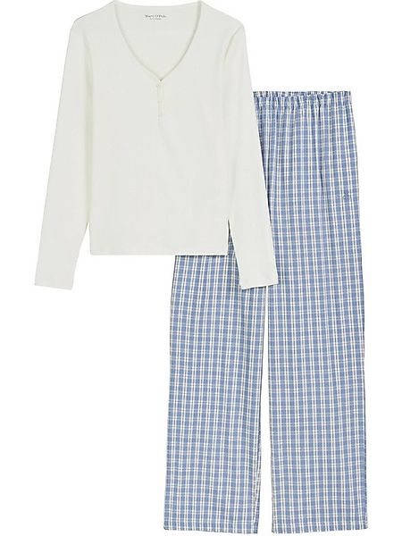 Marc O'Polo Pyjama Mix N Match Cotton (2 tlg) schlafanzug schlafmode bequem günstig online kaufen
