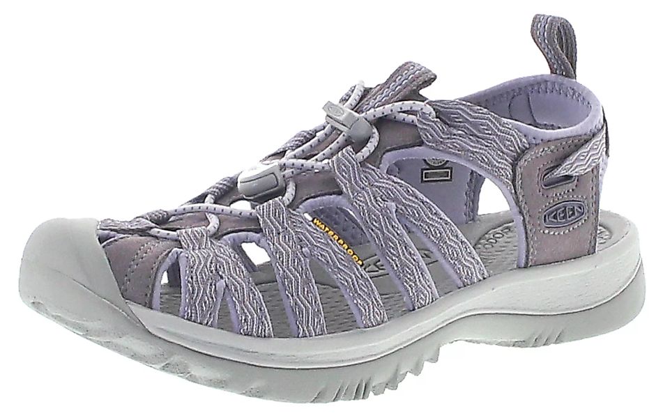 Keen WHISPER Shark Lavender Grey Damen Outdoor-Sandalen Grau günstig online kaufen