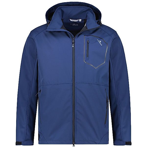 Blue Wave Softshelljacke, wind- und wasserabweisend Farbe marine Größe: 7XL günstig online kaufen