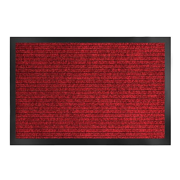 KARAT Schmutzfangmatte Dura Rutschfeste Türmatte Rot 90 x 120 cm günstig online kaufen