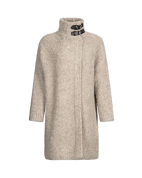 Liu Jo Strickmantel Damen Bouclé-Strickmantel in Beige ? Warmer Mantel mit günstig online kaufen