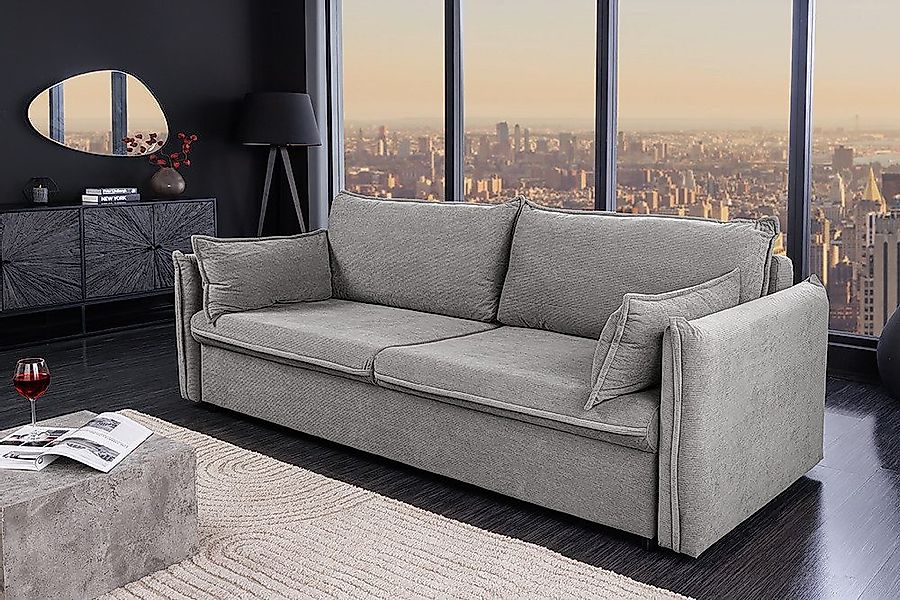 riess-ambiente Schlafsofa APARTMENT 215cm grau · günstig online kaufen