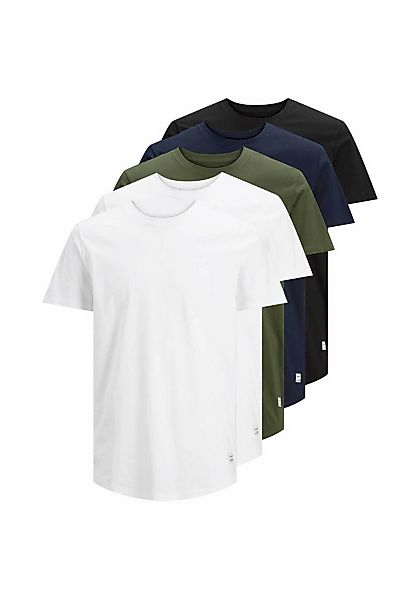 Jack & Jones T-Shirt "T-Shirt JJENOA 5er Pack" günstig online kaufen