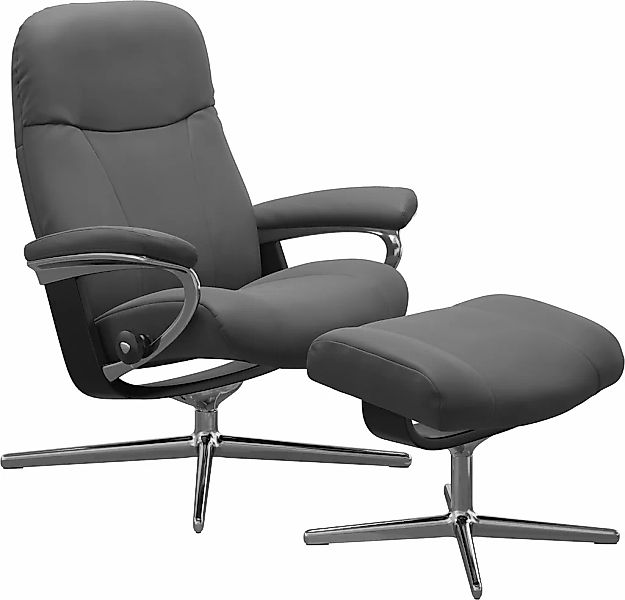 Stressless Relaxsessel "Garda", mit Cross Base, Größe M & L, Holzakzent Sch günstig online kaufen