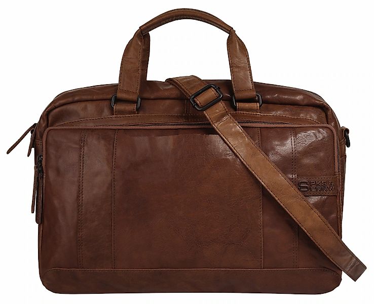 Spikes & Sparrow Reisetasche echt Leder günstig online kaufen