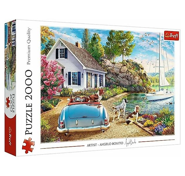 Trefl Puzzle Puzzle Ferienparadies 2000 Teile, Puzzleteile günstig online kaufen