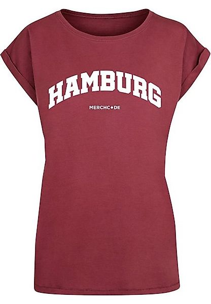 Merchcode T-Shirt Merchcode Damen Ladies Hamburg Wording - T-Shirt (1-tlg) günstig online kaufen