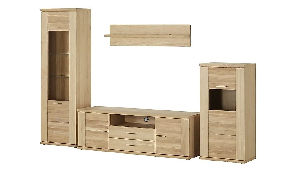 Woodford Wohnkombination  London ¦ holzfarben ¦ Maße (cm): B: 310 H: 208 T: günstig online kaufen