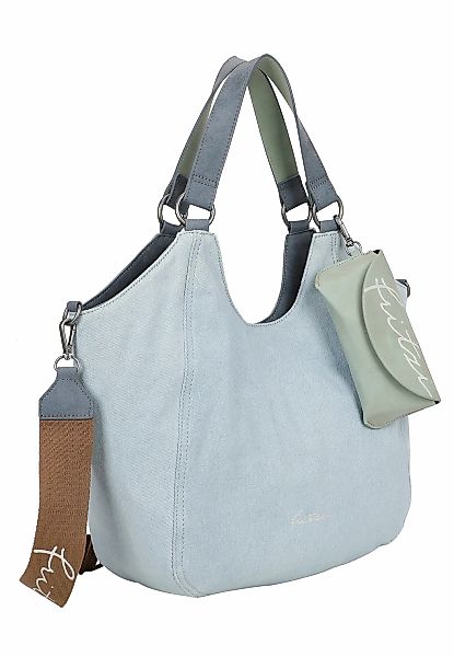 Fritzi aus Preußen Henkeltasche "Maxi Limited Washed Denim", mit abnehmbare günstig online kaufen