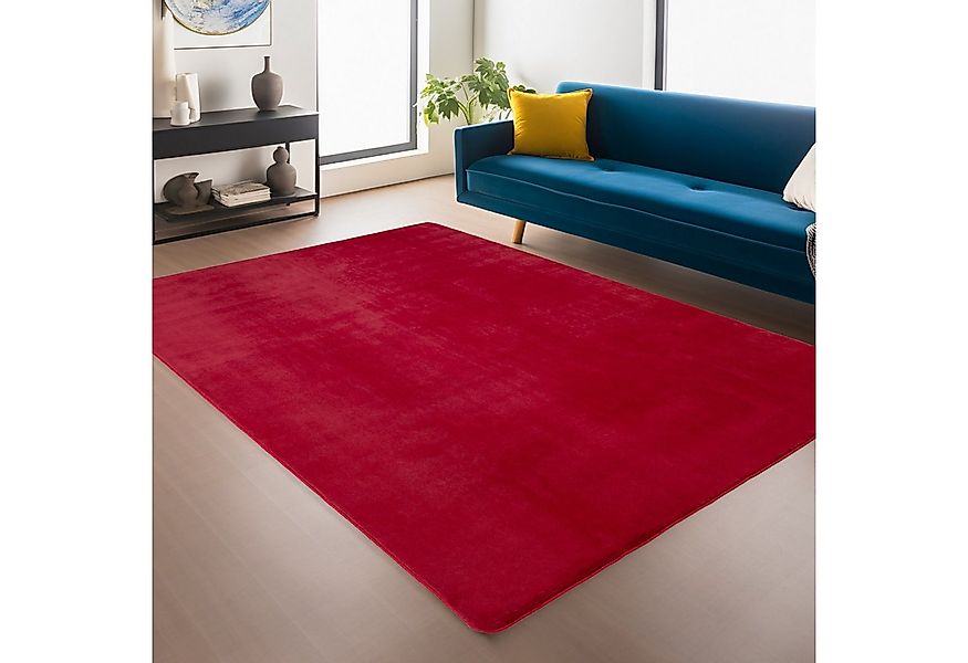 Jimri Teppich Fluffy flauschiger Teppich Läufer Hochwertige Kurzflor Teppic günstig online kaufen