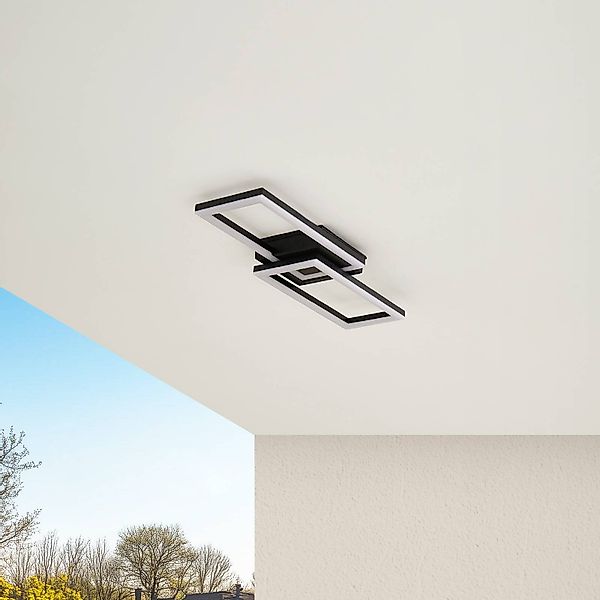 Lindby LED-Außendeckenlampe Finian, 64cm x 21cm, CCT dimmbar günstig online kaufen