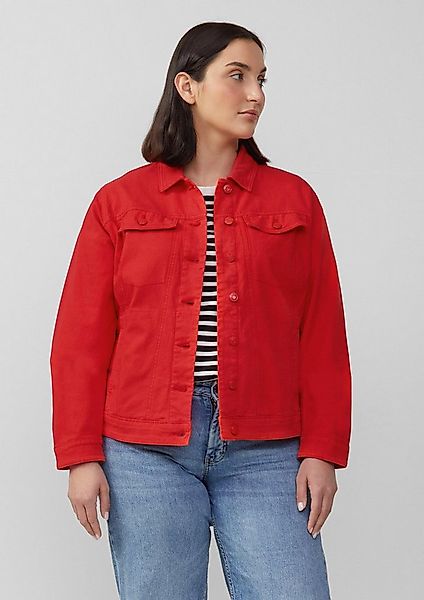 s.Oliver Funktionsjacke Indoor-Jacke Elastische Jeansjacke mit seitlichen E günstig online kaufen