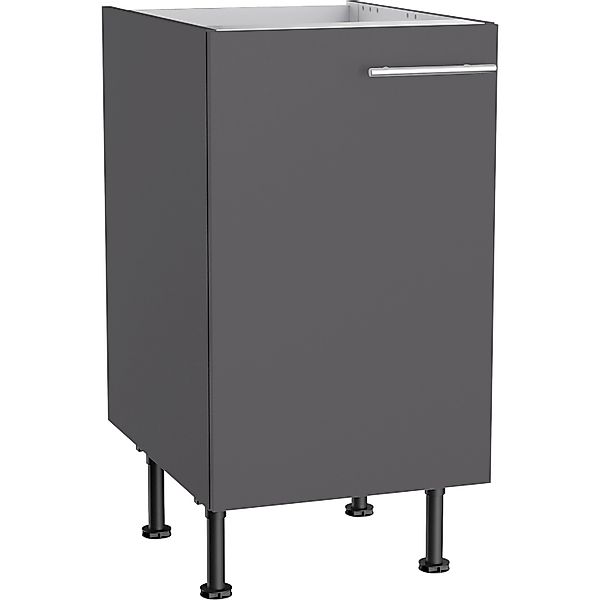 Optifit Küchen-Spülenunterschrank Ingvar420 45 x 87 x 58,4cm Anthrazit Matt günstig online kaufen