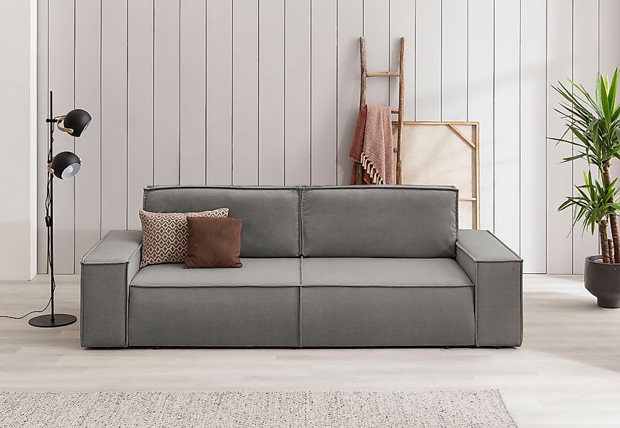 Home affaire 3-Sitzer SHERWOOD Schlafsofa (257cm) günstig online kaufen