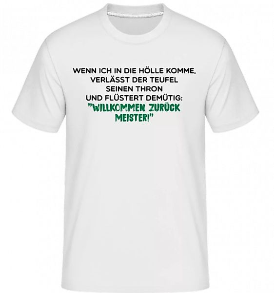 Willkommen Zurück Meister · Shirtinator Männer T-Shirt günstig online kaufen