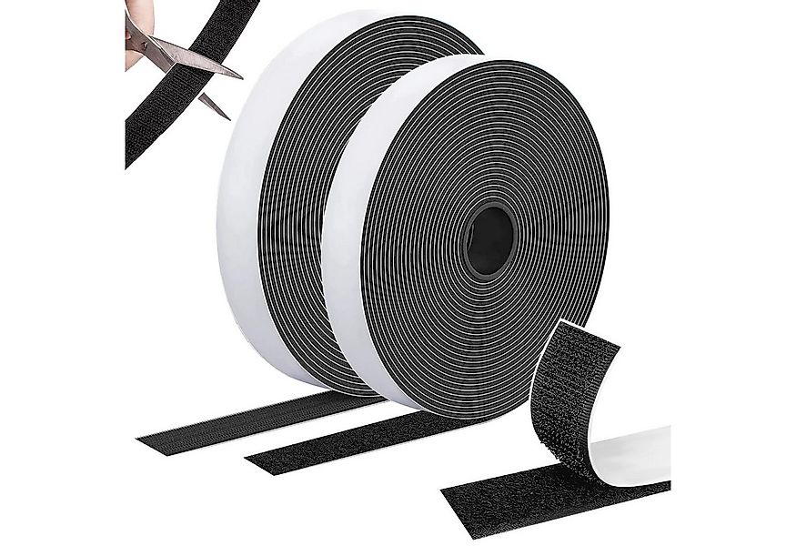 Comfy Mate Klettband Klettband Selbstklebend 10 m × 20 mm, extra stark & wi günstig online kaufen