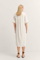 bugatti Hemdblusenkleid aus Leinen-Mix günstig online kaufen