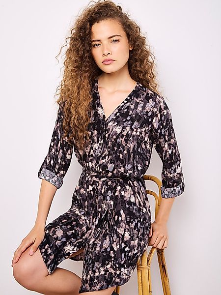 Apricot Minikleid Mini-Hemdkleid (2-tlg., Stoffgürtel) mit günstig online kaufen