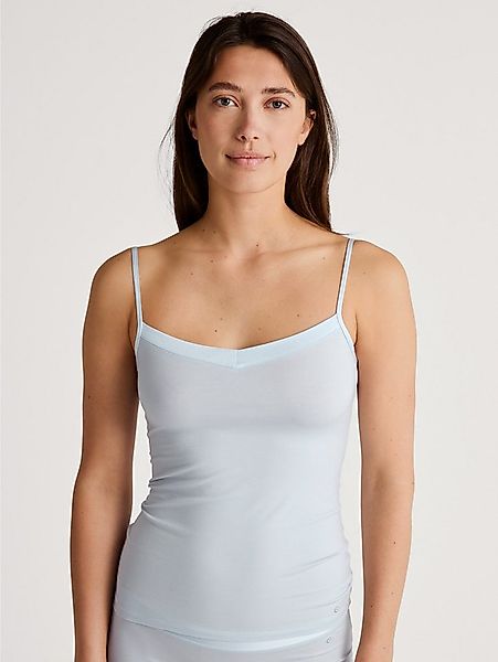 CALIDA Spaghettitop Cate Satin-Einsatz, Single Jersey Qualität, elastisch, günstig online kaufen