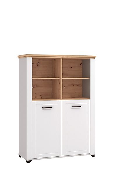 Home affaire Vitrine "Valencia", Breite 103,5 cm, mit 4 offenen Fächern günstig online kaufen
