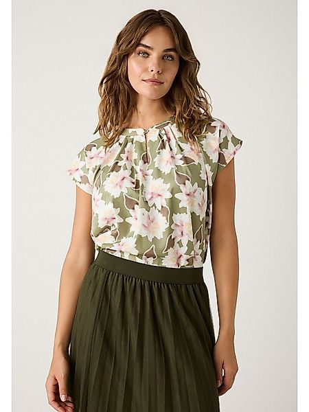 MORE&MORE Blusenshirt Shirtbluse, Materialmix günstig online kaufen