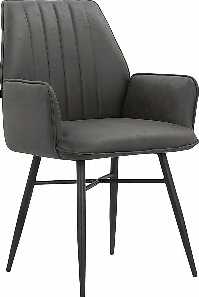 Leonique Esszimmerstuhl "Hrodwyn" () 2 Stk. Microfaser Sitz gepolstert, mit günstig online kaufen