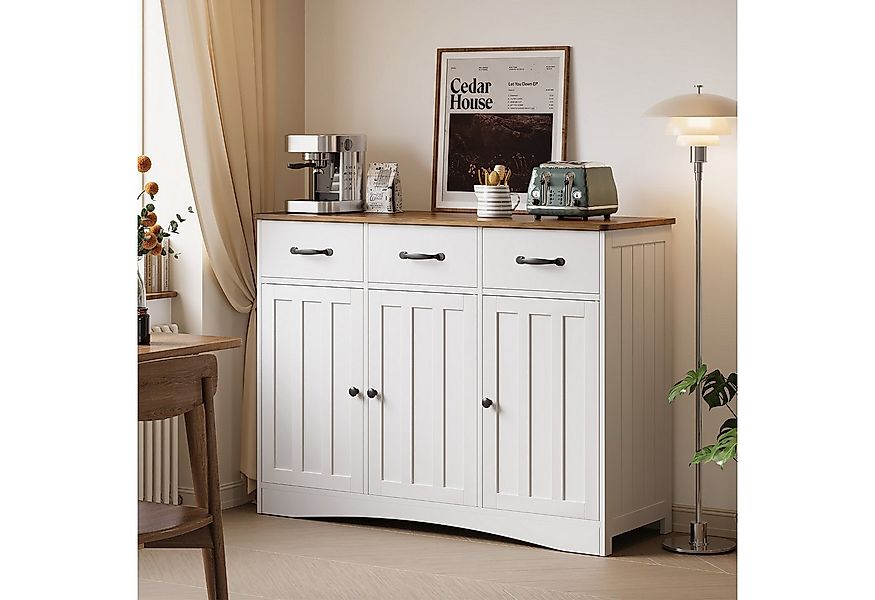 Bealife Sideboard Küchenschrank mit Arbeitsplatten,mit 2 Schubladen 2 Türen günstig online kaufen