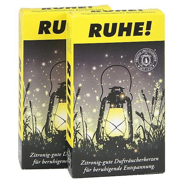 Crottendorfer Outdoorkerze 1557, RUHE! Räucherkerzen 2er-Set, günstig online kaufen