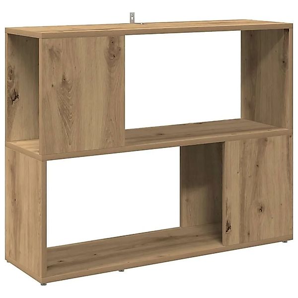 vidaXL Bücherregal/Raumteiler Artisan-Eiche 80x24x63 cm 856735 günstig online kaufen