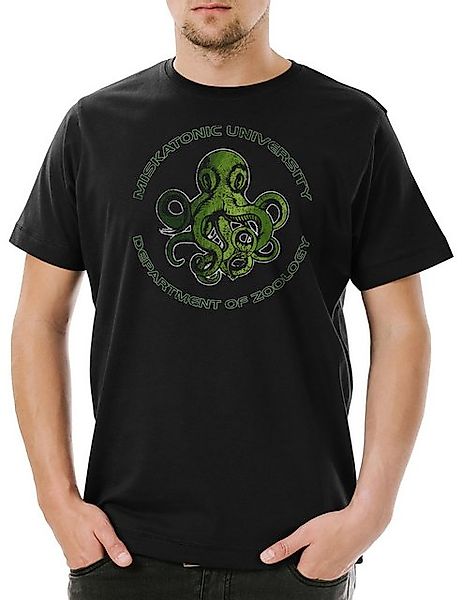 Urban Backwoods Print-Shirt Miskatonic Department of Zoology Herren T-Shirt günstig online kaufen