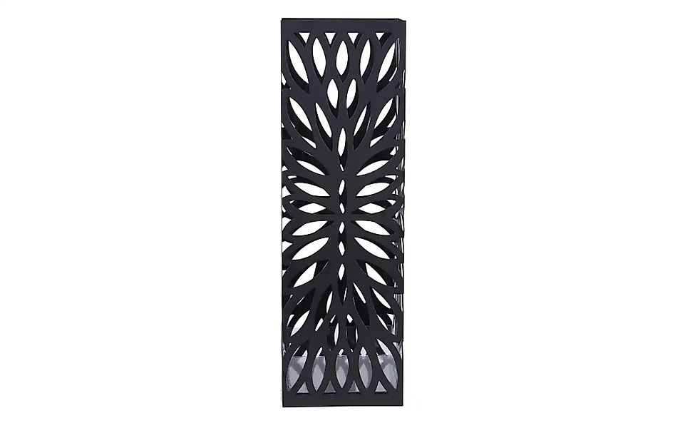 Schirmständer   ¦ schwarz ¦ Kunststoff,Metall ¦ Maße (cm): B: 15,5 H: 49 Au günstig online kaufen