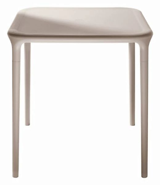quadratischer Tisch Air-Table plastikmaterial beige - Magis - Beige günstig online kaufen