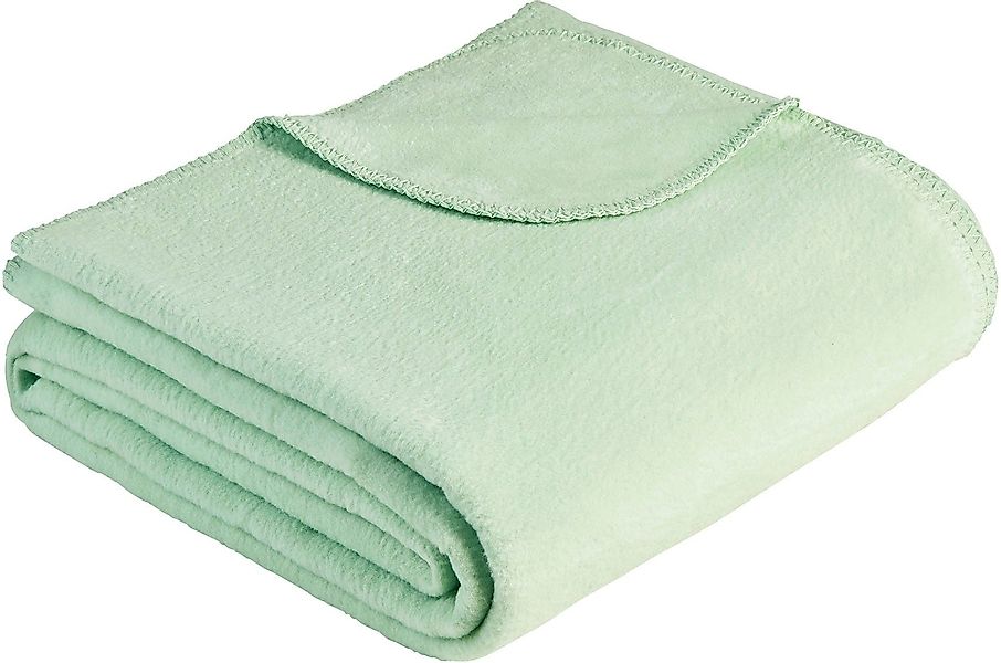 IBENA Wohndecke »Uni Decke Malaga«, unifarben günstig online kaufen