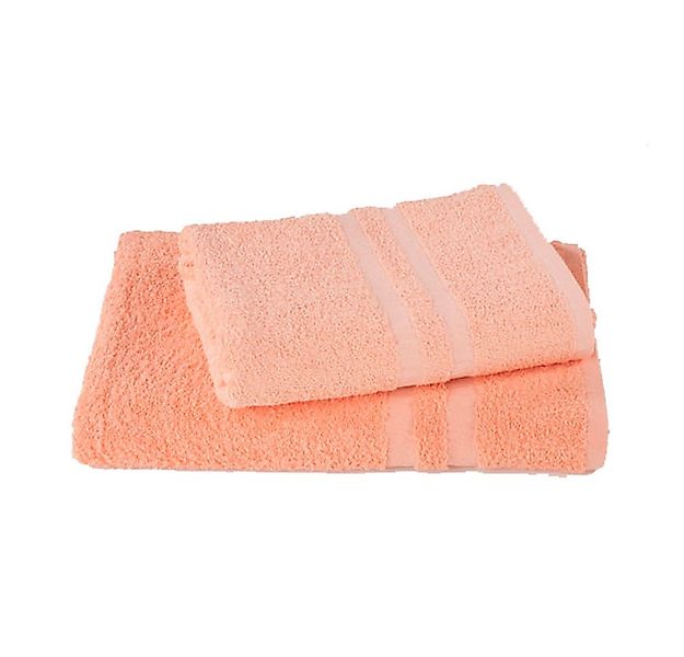 PFLEGE POINT Handtuch Frottierserie Colori kochfest apricot Duschtuch (70 x günstig online kaufen