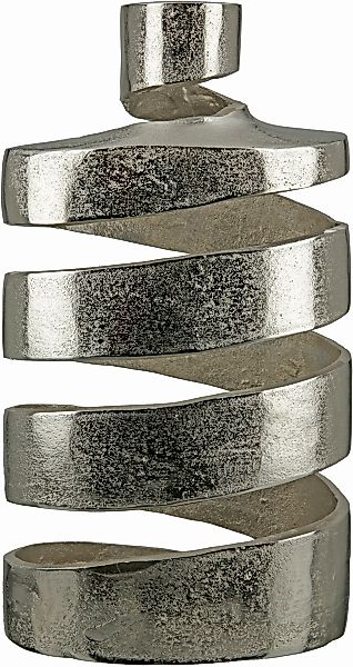 GILDE Dekovase "Twister", aus Aluminium, Höhe ca. 35 cm günstig online kaufen