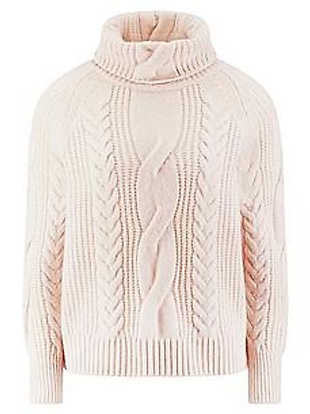 Rollkragen-Pullover Kaschmir include rosé günstig online kaufen