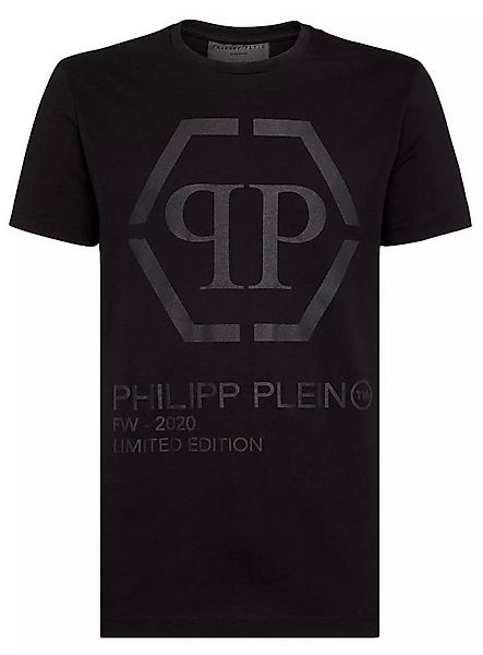 PHILIPP PLEIN T-Shirt Gold Cut T-Shirt Limited Edition Logo Shirt Rundhals günstig online kaufen