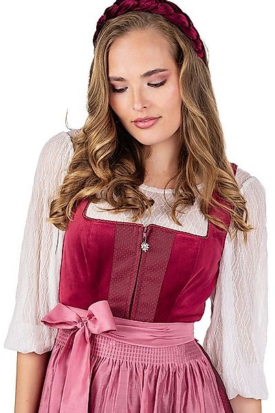 Spieth & Wensky Dirndl Samt Dirndl 2tlg. - FRANCES - rot günstig online kaufen