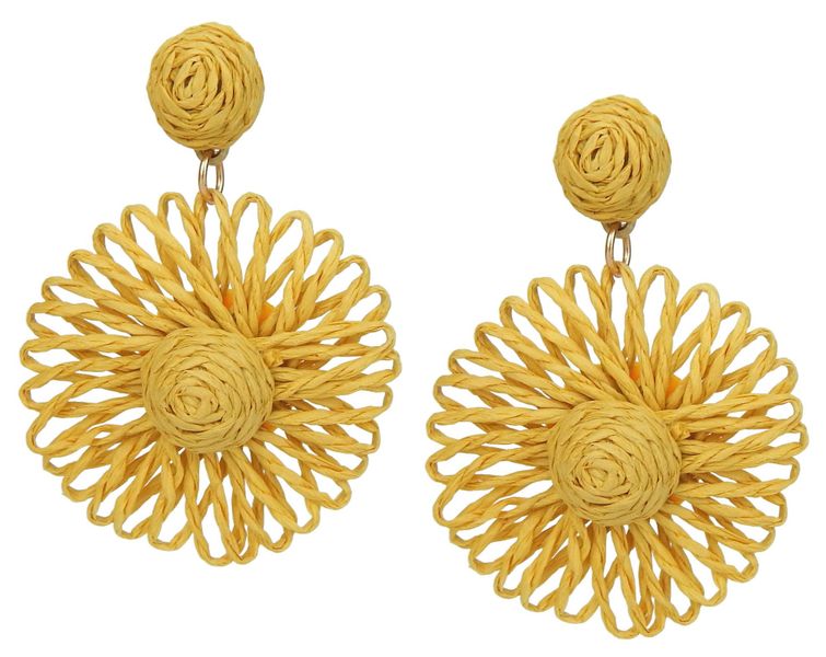 Ella Jonte Paar Ohrhänger, Bast Blume günstig online kaufen